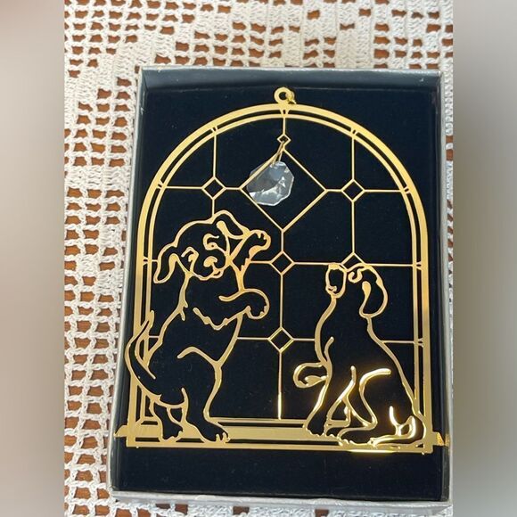 Vintage AURALIM 24k gold plated Christmas tree ornament || Christmas decoration - Picture 5 of 9